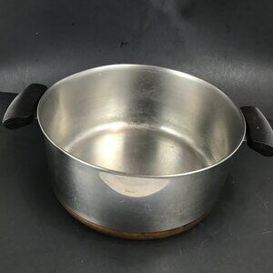 Stainless Steel Cookware Pot with Black Handles